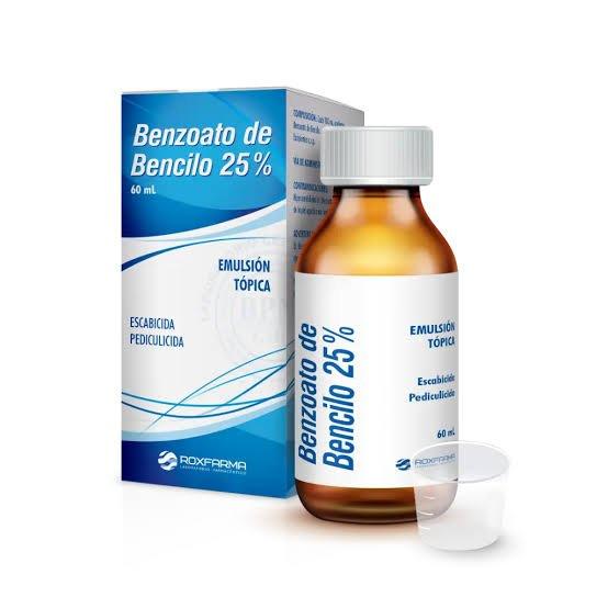 Benzoato De Bencilo 25% Cont.neto 60 Ml...venta X 1unidad