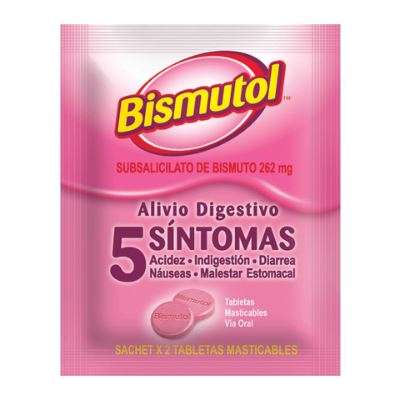 Bismutol X 80/2 Tab...venta X 1 Sobre