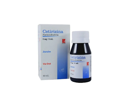 Cetirizina 5mg/5ml X 60ml Jarabe...venta X 1unidad