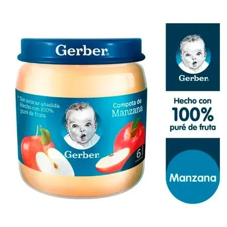 colados de manzana Gerber ...venta X 1unidad