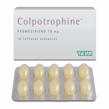 Colpotrophine (promestrino 10 Mg )x 10 Capsulas Vaginal...venta X 1unidad