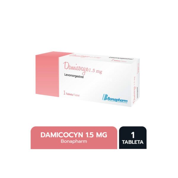Damicocyn 1.50 Mg (levonorgestrel) Dia Siguiente...........venta X 1unidad
