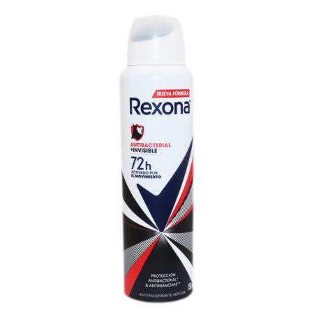 Desodorante Rexona Spray Antibacterial + Invisible  Para Mujer Cont.neto 150 Ml...venta X 1unidad