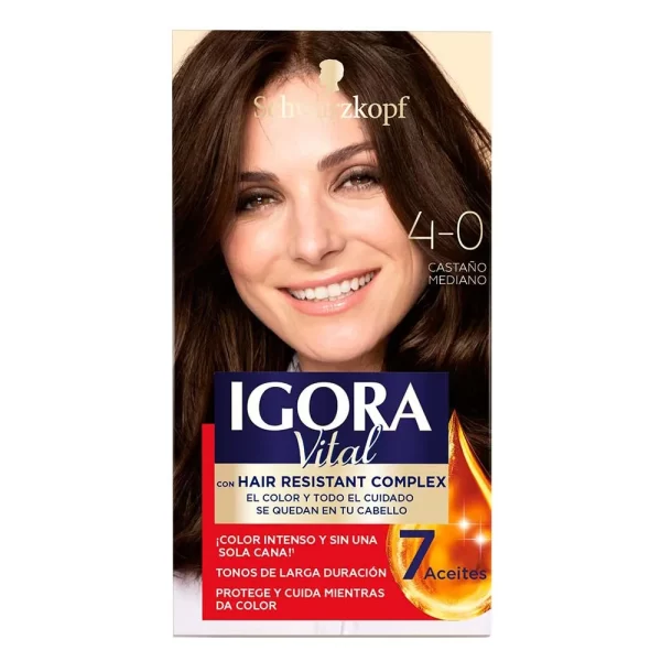 Igora Vital 4-0 ( Castaño Mediano)...venta X 1unidad