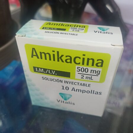 Amikacina 500mg/2ml Cj X 10 Amp...venta X 1unidad