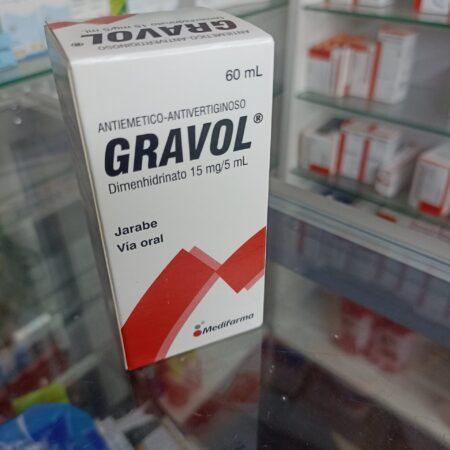 Gravol Jarabe( (dimenhidrinato 15 Mg/5ml) Cont.net 60ml...........venta X 1unidad