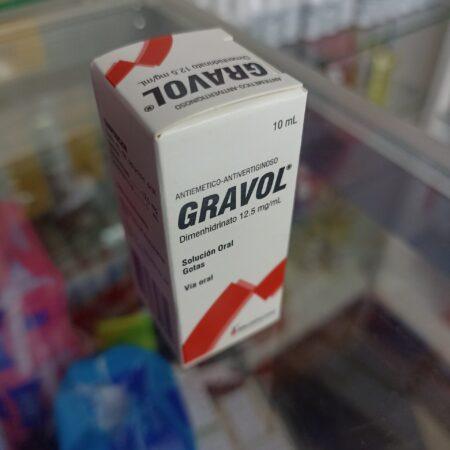 Gravol Gotas (dimenhidrinato 12.5 Mg/ml) Cont.neto 10ml.....venta X 1unidad