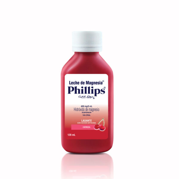Leche Magnesia Sabor A Cereza Cont.neto 120 Ml...venta X 1unidad