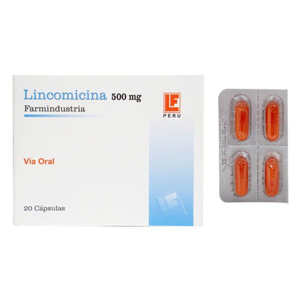 Lincomicina 500mg Cap X 20...venta X 1unidad