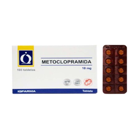 Metoclopramida X 100 Tabletas De 10 Mg...venta X 1unidad