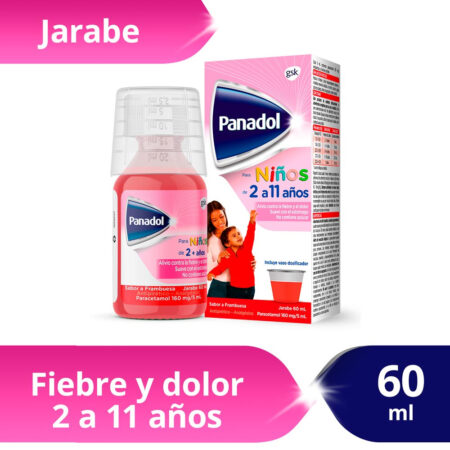 Panadol Jarabe X 60 Ml (paracetamol 160 Mg / 5 Ml )................venta X 1unidad