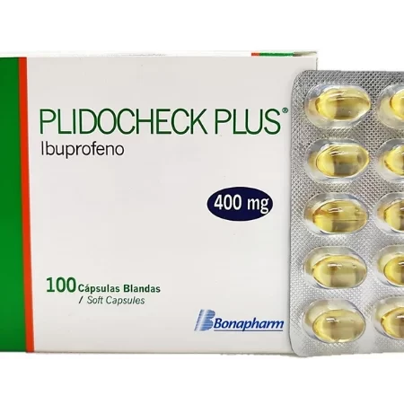 Plidocheck Plus (ibuprofeno)..............venta X 1unidad
