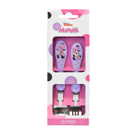 Set De Cubiertos Minnie (tuinies) ...venta X 1unidad