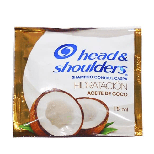 Shampoo Head & Shoulders Hidratación Aceite De Coco Cont .neto 18 Ml...venta X 1unidad