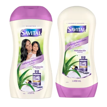 Shampoo Savital Complejo Hialurónico Y Sábila Cont.net 510 Ml....................venta X 1unidad