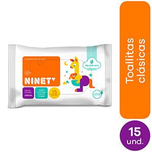 Toallitas Humedas Ninet X 15unidades ( pañitos humedos)...venta X 1unidad