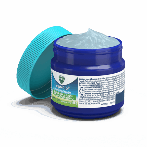 Vick Vaporub pote Cont. Neto 50g........................venta X 1unidad