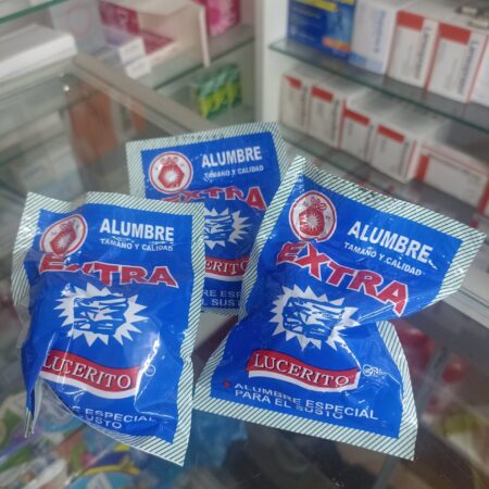 Alumbre Extra Lucerito Peso Aprox.55 Gr...venta X 1unidad