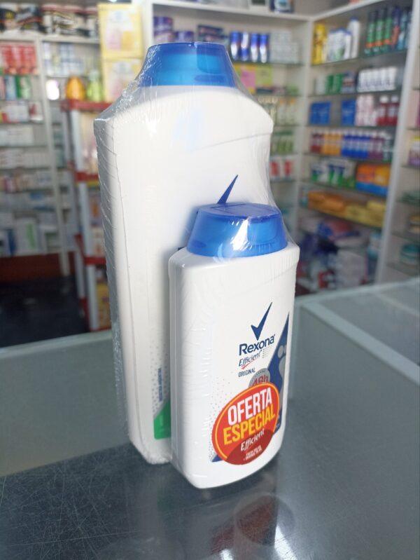 Talco Rexona Efficient Fresh X 200 Gr+ Talco Original X 100 G....venta X 1unidad