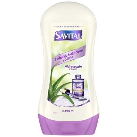 Acondicionador Savital Complejo Hialurónico Y Sábila Cont.neto 490 Ml...............venta X Una Unidad