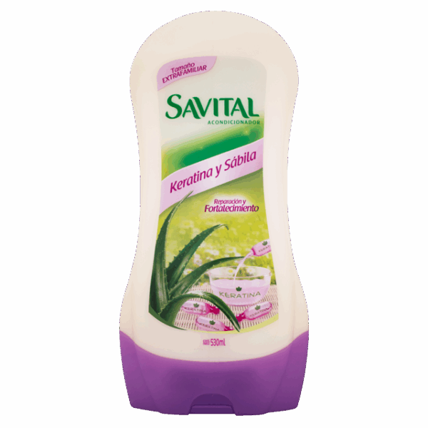 Acondicionador Savital Keratina Y Sábila Cont.neto 530 Ml.....................venta X Una Unidad