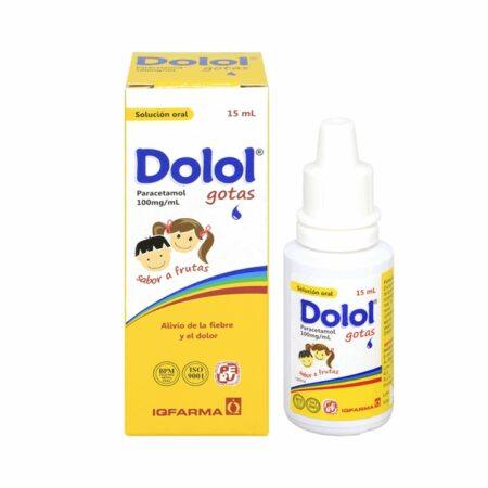 Dolol Gotas (paracetamol  100 Mg /ml)................venta X Una Uniidad
