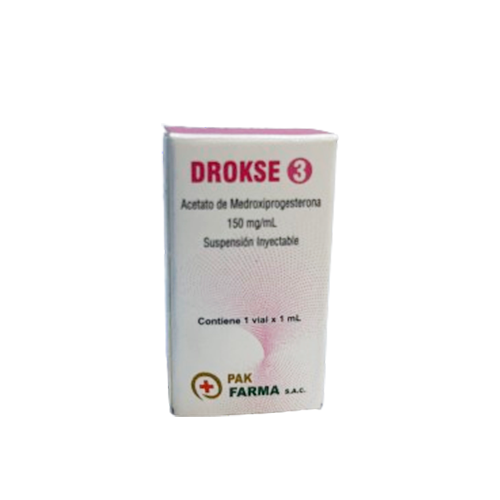Drokse 3 (acetato De Medroxiproesterona) 150 Mg/ml.......................venta X 1 Unidad