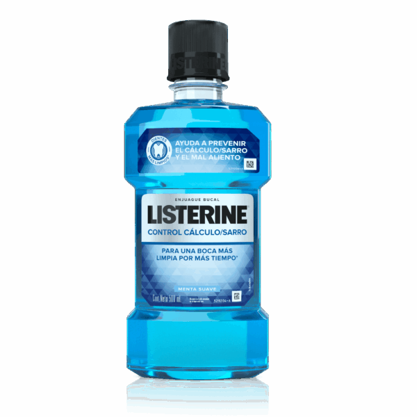 Enjuague Bucal Listerine Control Cálculo/sarro proteccion antisarro activa Cont.neto 500 Ml.................venta X Una Unidad