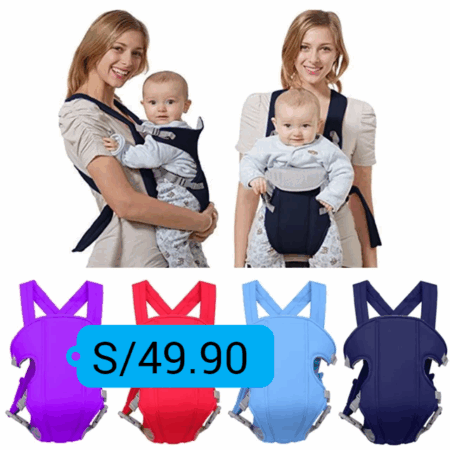 Mochila Ajustable Y Cómoda Para Bebé, Bolsa De Canguro Transpirable Frontal, Portabebé ...venta X 1 Unidad