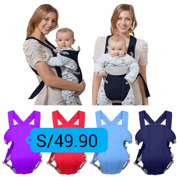 Mochila Ajustable Y Cómoda Para Bebé, Bolsa De Canguro Transpirable Frontal, Portabebé ...venta X 1 Unidad