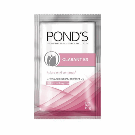 Crema Ponds Clarant B3 Sachets 10g  (piel Balanceada A Grasa) .......venta X 1 Sachet