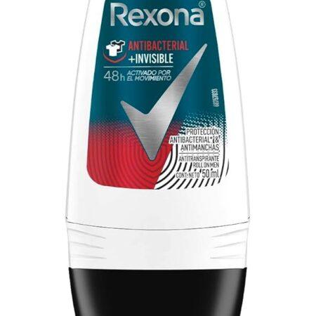 Rexona Fm Deo Roll On Men Antibacterial Invisible 12x50ml Plata Marron