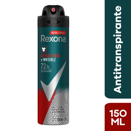 Desodorante Rexona Spray Antibacterial + Invisible Para Caballero..............venta X Una Unidad