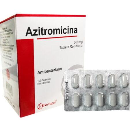 Azitromicina 500 Mg Tableta Recubierta Caja X 100 Tabletas............venta X Una Unidad