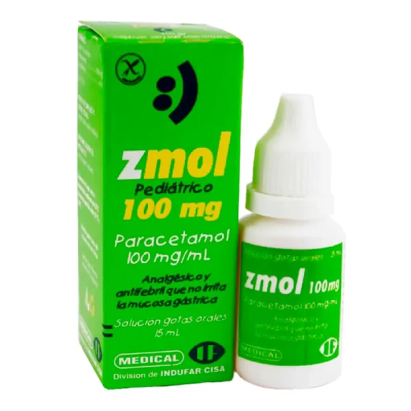 Z - Mol 100 Pediatrico (paracetamol 100 Mg / Ml )     ...........venta X Una Cajita