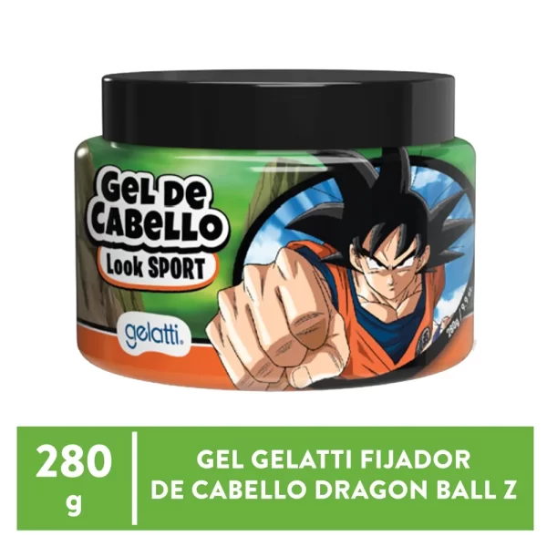 Gel de cabello dragon ball z cont.neto 200 gr ( gelatti)  ....venta x una  unidad