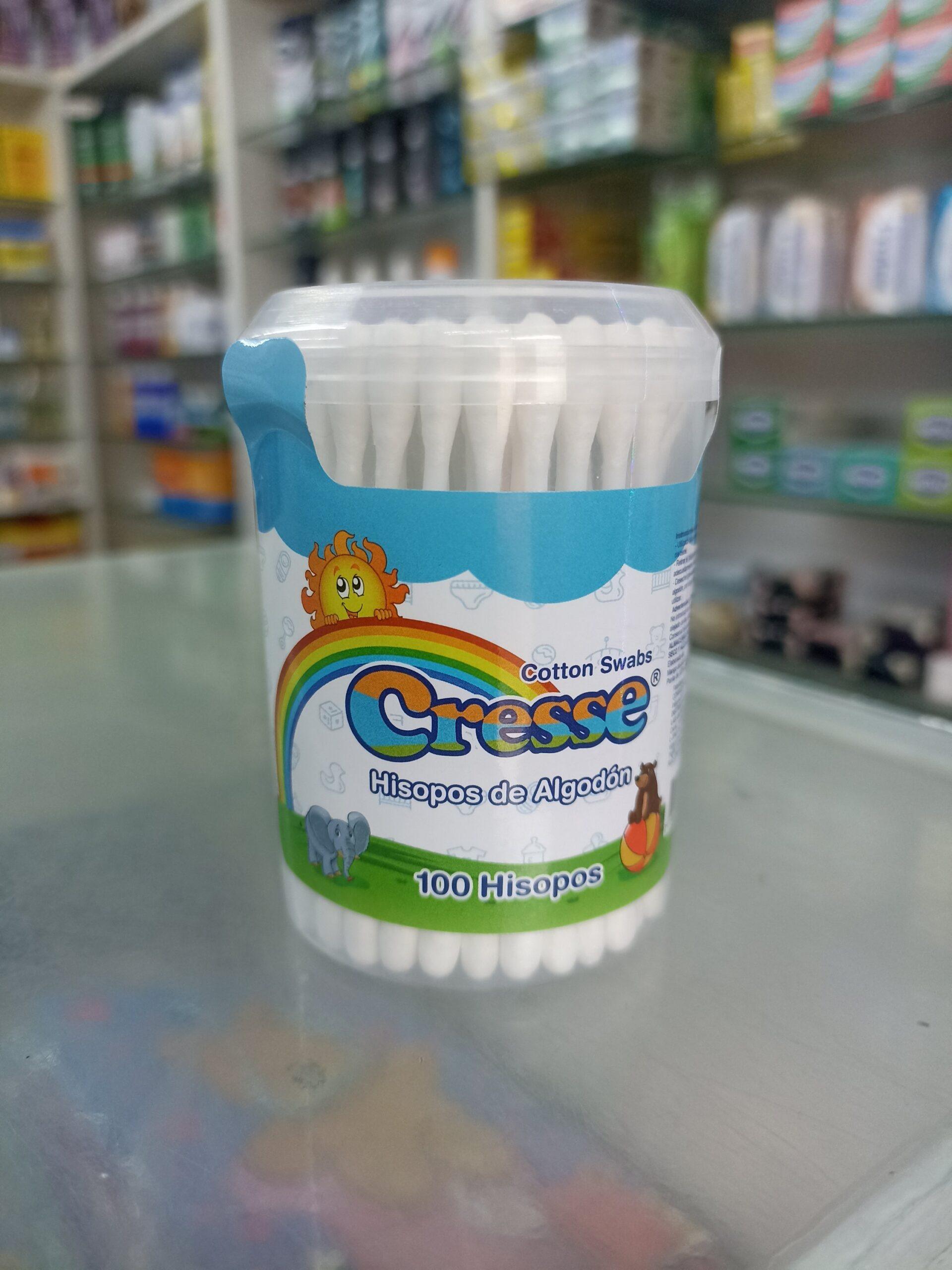 Hisopos cresse de algodon x 100 unidades.................venta x una unidad