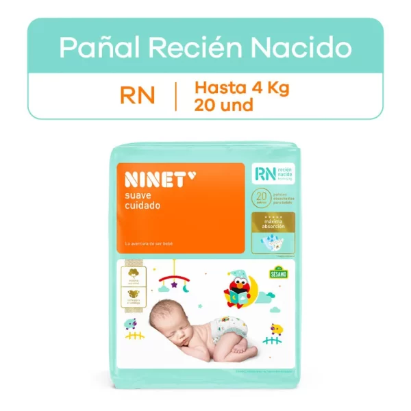 Ninet recien nacido paquete x 20 unidades............venta x una unidad