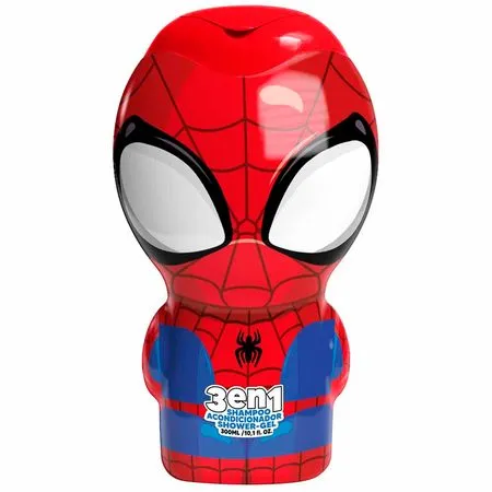 Shampoo 3 en 1 spider man - frasco x 300 ml gelatti