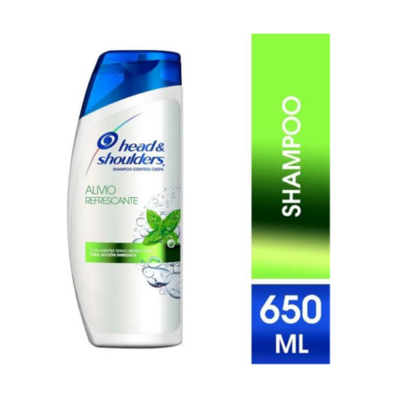 Shampoo head & shoulders alivio refrescante cont.neto 650 ml..............venta x una unidad