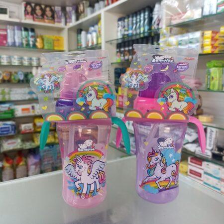 Vaso toma todo santolee 3 en 1 extra tetina 11 onzas...venta x ua unidad
