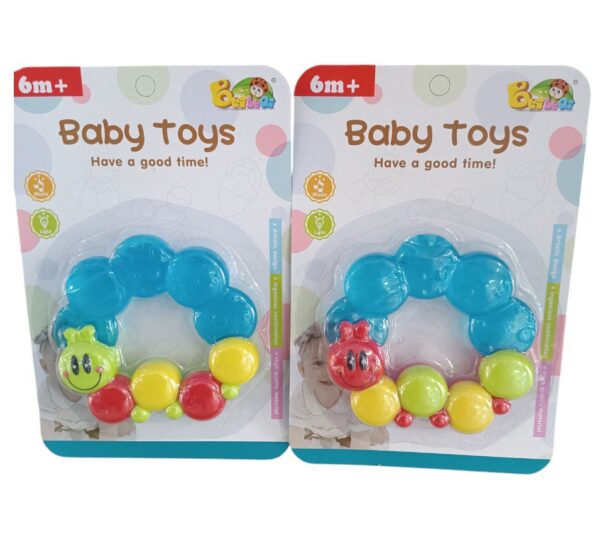 Mordedor de agua baby toys gusanito  .....venta x una unidad