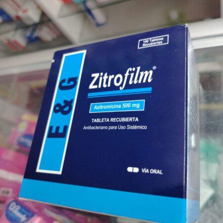 Zitrofilm (azitromicina 500 mg) tableta recubierta.....venta  x 1 unidad