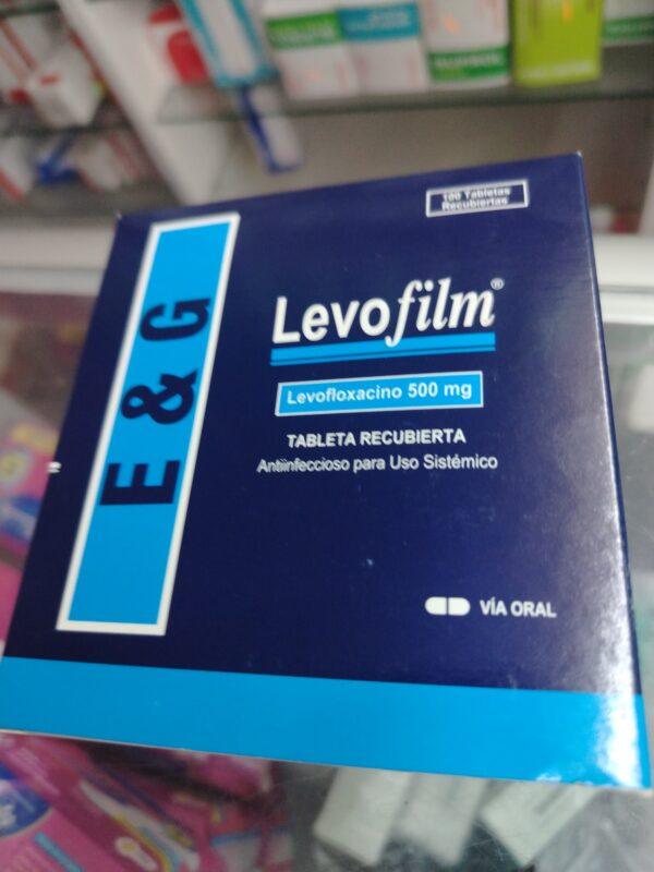 Levofilm (levofloxacino de 500 mg )......venta x una unidad