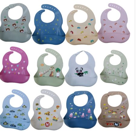 Babero silicona  diseño........venta x una unidad