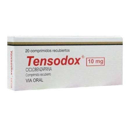 Tensodox 10 mg (ciclobenzaprina).........venta x una unidad