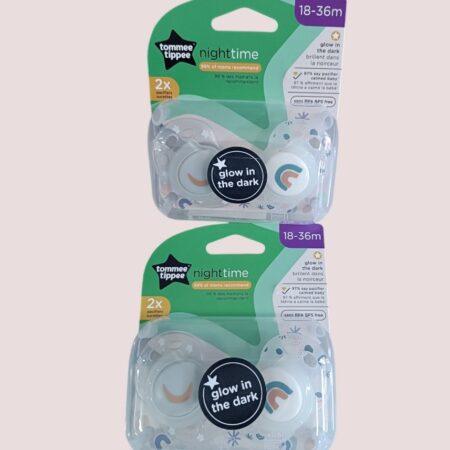 Chupon Entre Entretenedor  tommee tippee pack x 2 (18-36 meses).............venta x una unidad