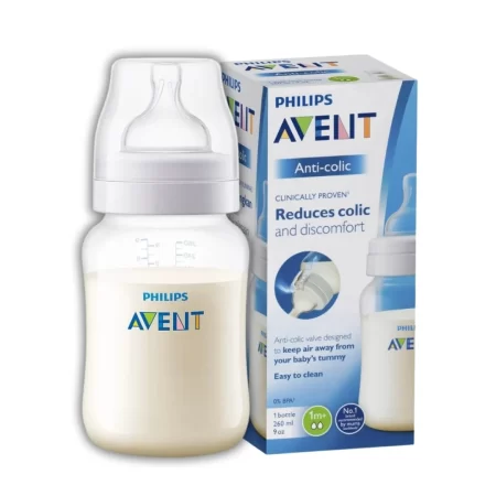 Biberon avent 9 onzas caja celeste................venta x una unidad