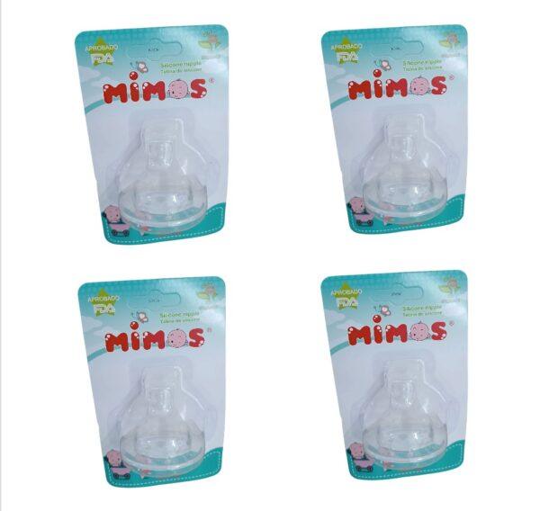 Tetina pico silicona mimos...............venta x una unidad