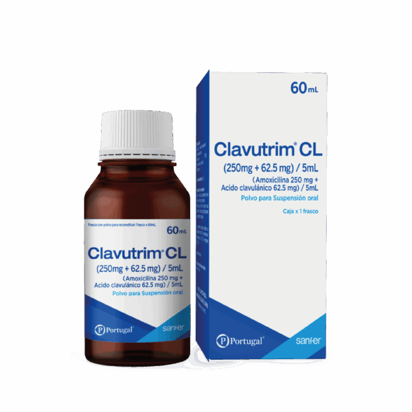 Clavutrim jarabe (amoxicilina 250 mg/5ml)......venta x una unidad